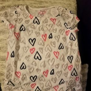 Sparkly heart tshirt